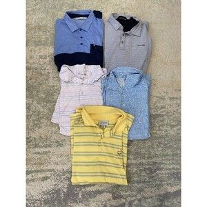 Lot (5) Size Large Travis Mathew Peter Millar Seaside Masters Performance